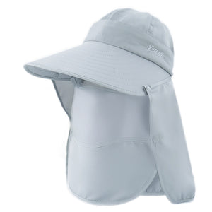 Stay Protected in Style: Summer Cap Accessory with Neck Shield for Beach Sports & Cycling