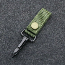 Durable Military Tactical Key Hook with Nylon Webbing for Easy Access and Secure Attachment