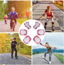 6pcs Protective Gear Set for Kids Aged 3-7 - Knee Pads, Elbow Pads, and Wrist Guards for Cycling, Skateboarding, and Roller Skating - Comfortable and Durable with Adjustable Straps