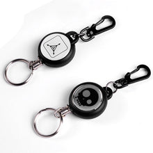 1pc Heavy Duty Retractable Keychain, Key Chain Ring