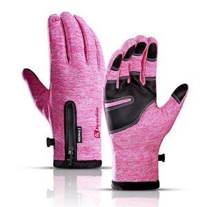 Warm and Cozy Thermal Touch Gloves with Anti-Slip Grip for Winter Sports