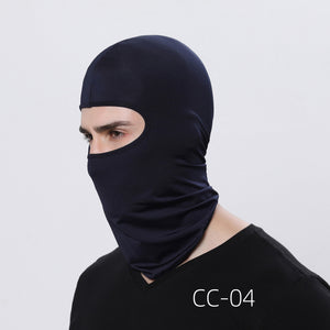 Breathable Lycra Full Face Mask for Outdoor Sports with UV Protection