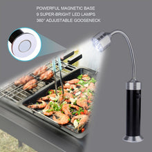 2pcs Bright LED BBQ Lights - 360° Flexible Gooseneck, Perfect for Reading, Working, Outdoor Barbecue Grilling & Camping - Also Ideal for Emergency Lighting!