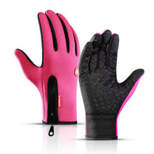 Unisex Winter Touch Screen Fleece Gloves, Windproof Waterproof For Sports Skiing