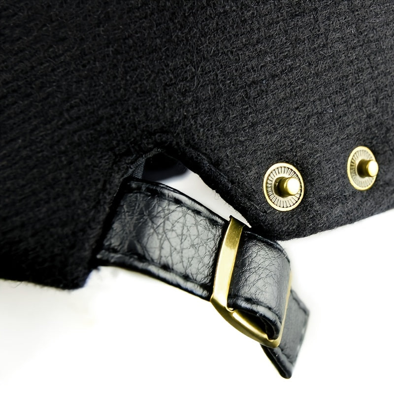 Stay Stylish and Warm This Fall and Winter with this Adjustable Wool Beret!