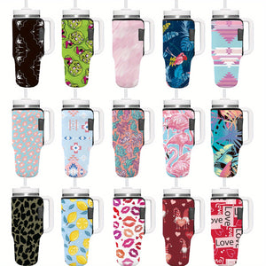 1PC Water Bottle Bag, Water Bottle Cover, Insulated Tumblers Holder, Neoprene Water Bottle Carrier Bag