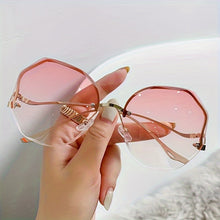 Gradient Frameless Sunglasses for Men and Women - Stylish Eyewear with UV Protection