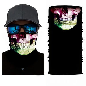 Unique Halloween Outdoor Sports Accessories: Seamless Bandanas, Balaclavas, Neck Tubes, Scarfs & More!