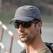 Summer Men's Outdoor Sports Fishing Hat: Breathable, Lightweight, -drying Parasol for Maximum Comfort!