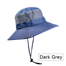 Men's Summer Fashion Panama Bucket Anti-UV Sun Hat Fisherman's Breathable Hat For Holiday Outdoor Sun Protection