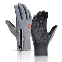 Unisex Winter Touch Screen Fleece Gloves, Windproof Waterproof For Sports Skiing