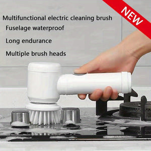 Electric Cleaning Brush For Kitchen And Bathroom - Wireless, Powerful, And Efficient