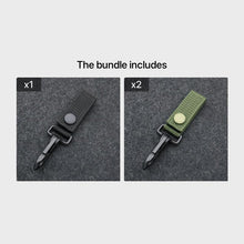 Durable Military Tactical Key Hook with Nylon Webbing for Easy Access and Secure Attachment