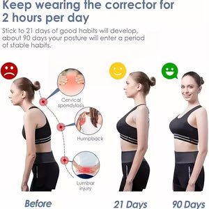 Get A Flat Belly And Perfect Posture Instantly With This Hunchback Corrector With Sensor Vibration Reminder!