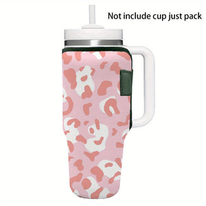 1pack Neoprene Insulated Reusable Coffee Cup Sleeve - Keeps Your Drink Cold for Hours - Fits 40oz Tumbler Cup Perfectly