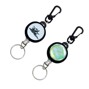 1pc Heavy Duty Retractable Keychain, Key Chain Ring