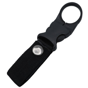 Clip-On Water Bottle Holder: Multifunctional Nylon Webbing Buckle for Secure Carrying