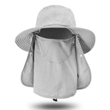 Sun Protection Bucket Hat With Removable Face Mask - Perfect For Summer Outdoor Activities