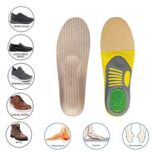 Orthopedic Insoles With Arch Support And Shock-Absorbing Heel For Flat Feet, Pronation, And Plantar Fasciitis Relief