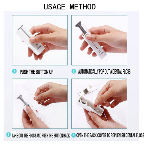 1pc 10pcs Automatic Toothpick Holder with Floss Stora- Perfect for Travel, Hotel, and Home Use