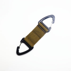 Durable Multifunctional Carabiner with Tactical Belt and Nylon Webbing for Hanging Backpacks and Gear - Perfect for Outdoor Adventures