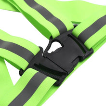 1pc High Visibility Reflective Vest For Running And Night Riding - Adjustable Strap For Adults And Children - Stay Safe And Visible In Low Light Conditions