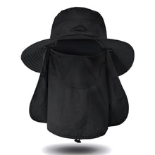 Sun Protection Bucket Hat With Removable Face Mask - Perfect For Summer Outdoor Activities