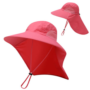 Stay Protected in the Sun with this Fishing Sun Hat - UV Protection, Neck Cover, Wide Brim, and More!