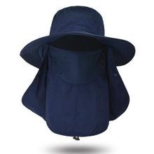 Sun Protection Bucket Hat With Removable Face Mask - Perfect For Summer Outdoor Activities