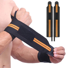 1 pair Premium Wrist Support for Crossfit, Strength Training, and American Football - Reduce Pain and Improve Performance with Professional Grade Band Wrap