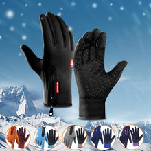 Winter Cycling Gloves For Men - Touch Screen Compatible, Warm And Windproof Full Finger Gloves