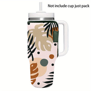 1pack Neoprene Insulated Reusable Coffee Cup Sleeve - Keeps Your Drink Cold for Hours - Fits 40oz Tumbler Cup Perfectly