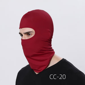 Breathable Lycra Full Face Mask for Outdoor Sports with UV Protection