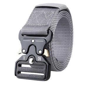 Durable Tactical Belt for Men - Multi-Functional Buckle, Perfect for Outdoor Hunting and Marine Corps Activities