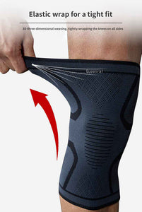 1pc Elastic Knee Pad - Nylon Sports Fitness Knee Sleeves - Perfect for Running, Basketball, Volleyball & More!